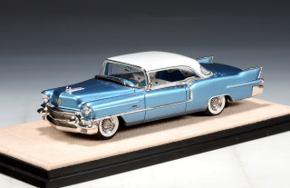 Cadillac Eldorado Seville 1956 Bahama blue metallic/white 1:43 Stamp Models