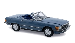 Mercedes-Benz 500 SL 1982 labrador blue 1:18 Norev