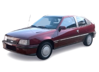 Opel Kadett GSI 1985 almandine red metallic 1:18 Norev