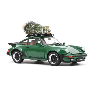 Porsche 911 Turbo 3.3 1980 green christmas 1:18 Norev