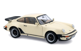 Porsche 911 Turbo 3.3 1980 chiffon white 1:18 Norev