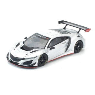 Honda NSX GT3 EVO22 silver 1:64 Pop Race Limited