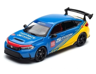 Honda Civic Type-R FL5 *Spoon* yellow/blue 1:64 Pop Race Limited