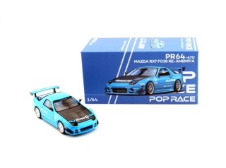 Mazda RX-7 (FC3S) RE-Amemiya Tokyo Auto Salon 2026 blue 1:64 Pop Race Limited