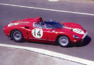 Ferrari 330 P-64 #14 Bonnier/Hill 2nd place 24H Le Mans 1964 1:18 B.B.R.