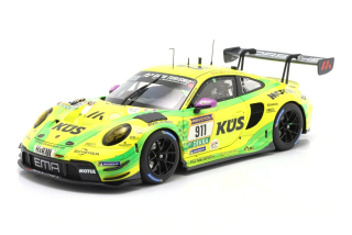 Porsche 911 GT3 R Manthey Grello #911 Vanthoor/Preining/Estre/Güven 2nd 24H Nürburgring 2024 1:18 Minichamps