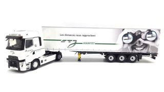 Renault T-Line High Truck Telonato Jeantet Transports 2023 white 1:43 Eligor