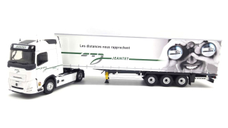 Volvo FH Aero 540 Truck Telonato Jeantet Transports 2024 white 1:43 Eligor