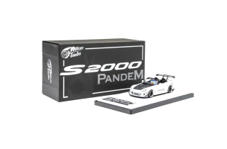 Honda S2000 Rocket Bunny Custom metallic white 1:64 Microturbo