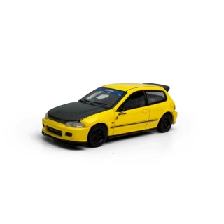 Honda Civic EG6 *Spoon* yellow/black 1:64 ModelModel