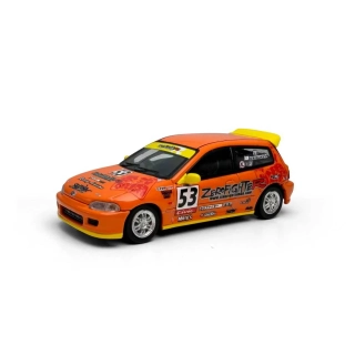 Honda Civic EG6 *ZERO FIGHTER* orange 1:64 ModelModel