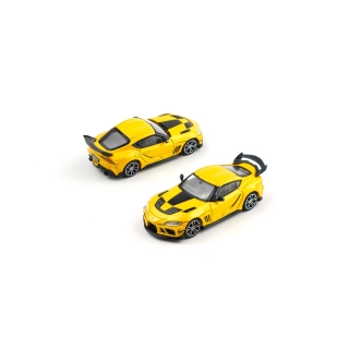 Toyota Darwin Pro 66G WBK Supra A90 nitro yellow 1:64 Pop Race Limited