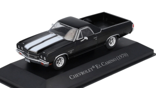 Chevrolet El Camino Pick-Up 1970 black/white 1:43 Altaya