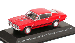 Plymouth Barracuda Sports Fastback Formula S 1968 red 1:43 Altaya