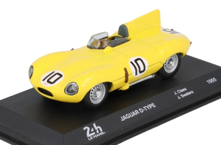 Jaguar D-Type 3.4L Team Ecurie Francorchamps #10 Swaters/Claes 3rd 24H Le Mans 1955 1:43 Altaya