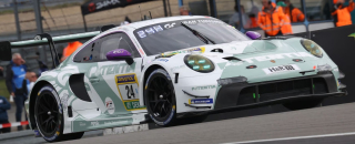 Porsche 911 GT3 R 992 Evo26 Lionspeed GP #24 Heinrich/Vanthoor/Feller 5th 24H Nürburgring 2026 1:43 Spark