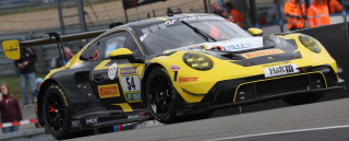 Porsche 911 GT3 R 992 Evo26 Dinamic GT #54 Buus/Christensen/Sturm/Hartog 7th 24H Nürburgring 2026 1:43 Spark