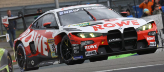 BMW M4 GT3 EVO Rowe Racing #99 Harper/Hesse/Van der Linde/Vanthoor 3rd 24H Nürburgring 2026 1:43 Spark