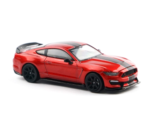 Ford Mustang Shelby GT350R race red 1:64 Pop Race Limited