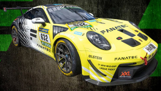 Porsche 911 GT3 Cup 992.1 Black Falcon Team Fanatec #632 Broadbent/Brown/Charoudin/Metzger 24H Nürburgring 2026 1:43 Spark