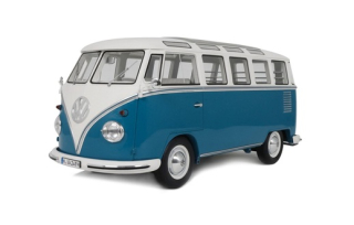 Volkswagen Combi Type 2 (T1) Samba Bus 1962 RegattaBlau L 50 F 1:12 OttOmobile