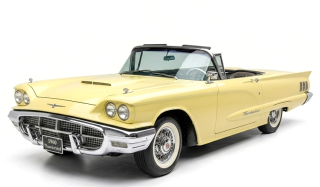 Ford Thunderbird Open Convertible 1960 yosemite yellow 1:18 Sun Star