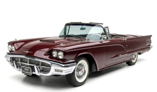 Ford Thunderbird Open Convertible 1960 royal burgundy poly 1:18 Sun Star