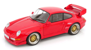 Porsche 911 993 GT2 1996 BBS Rims red 1:12 KK Scale
