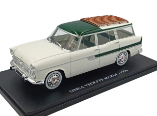 Simca Vedette Marly Station Wagon 1959 white/green 1:24 Hachette