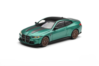BMW M4 (G82) CS 2024 frozen isle of man green metallic 1:64 Mini GT