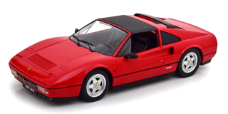 Ferrari 328 GTS Spider with Removable Hard Top 1985 red 1:18 KK Scale