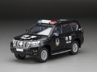 Toyota Land Cruiser Prado Beijing Police SWAT 2018 1:43 Vitesse