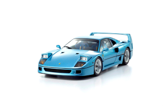 Ferrari F40 1987 Light Blue 1:18 Kyosho