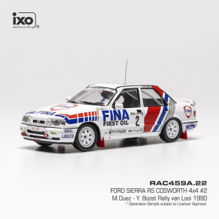 Ford England Sierra RS Cosworth #2 Duez/Bozet Rally Van Looi 1988 1:43 Ixo Models