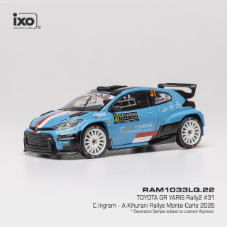 Toyota GR Yaris Rally2 #31 Ingram/Kihurani Rally Monte Carlo 2026 1:43 Ixo Models