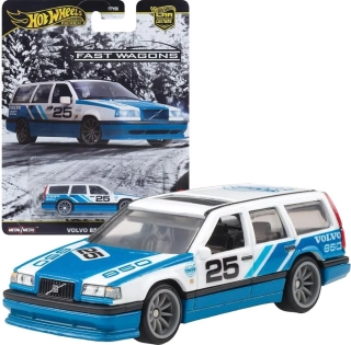 Volvo 850 Estate #25 *Car Culture Fast Wagon* blue/white 1:64 HotWheels