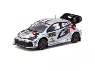 Toyota GR YARIS Rally1 HYBRID Toyota Gazoo Racing WRT #17 S.Ogier/V.Landais Rally Saudi Arabia 2025 WRC World Champion 2025 1:64 Tarmac