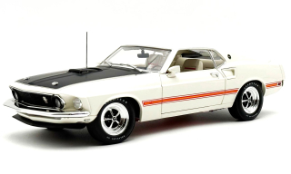 Ford Mustang 428 Cobra Jet 1969 white 1:18 Acme Diecast