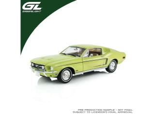 Ford Mustang GT Fastback 1968 lime gold 1:18 Greenlight