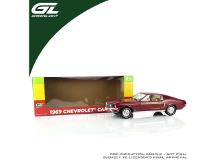 Ford Mustang GT Fastback 1968 royal maroon 1:18 Greenlight