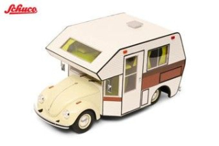 Volkswagen Beetle mobilhome 1960 Beige 1:18 Schuco