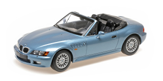 BMW Z3 Roadster 1997 light blue metallic 1:18 Minichamps