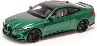 BMW M4 2024 green metallic 1:18 Minichamps