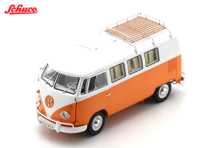Volkswagen T1 Campingbus orange/white 1:18 Schuco