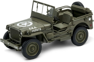 Jeep Willys US ARMY 1/4 Truck green 1:18 Welly