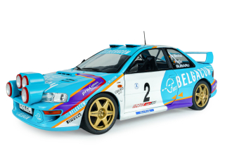 Subaru Impreza S5 WRC99 #2 Fortin/De Mevius Belgium Ypres Westhoek Rally 1998 1:18 Solido