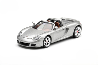 Porsche Carrera GT 2006 silver metallic 1:64 Mini GT