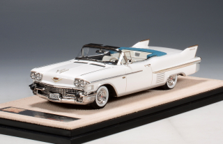 Cadillac Series 62 Cabriolet Open 1958 white 1:43 Stamp Models