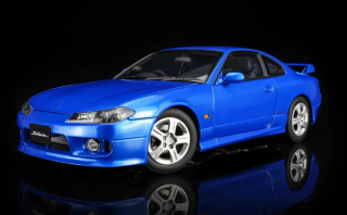 Nissan Silvia S15 Coupe Spec-R Aero 1999 brilliant blue 1:18 Motorhelix