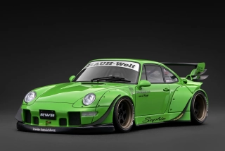 Porsche RWB 993 green 1:18 Ignition Model